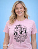 I Can Do All Things - Christian Faith Based T shirt