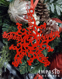 Custom Name Snowflake Ornament
