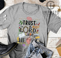 Trust in the Lord t shirt, Unisex trending t shirt, artistic tee