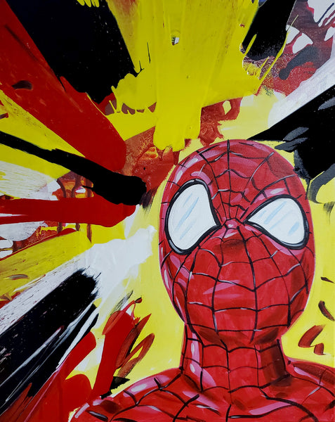 'Spider Sense' 16 x 20 Acrylic on Canvas