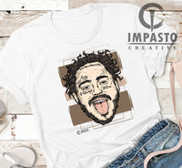 Post Malone t shirt, unisex T shirt