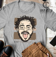 Post Malone t shirt, unisex T shirt