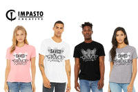 Saved By Grace t shirt, Unisex T shirt