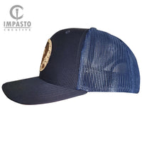 Jimi Hendrix hat, jimi trucker Hat, leather patch hat, cool hat, brown trucker hat, gift idea, guys hat, unisex hat, unique gift, music hat