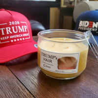 Trump's Hair scent candle, funny candle, humorous candle, 3 wick candle, election, america, fun candles, gift idea